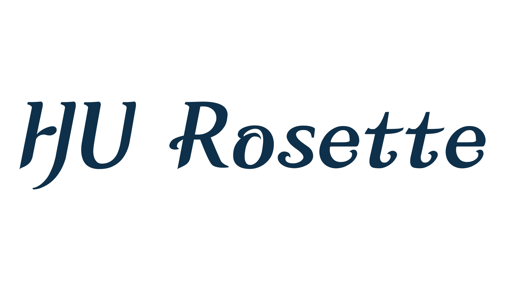 HU Rosette, fancy various basic font preview