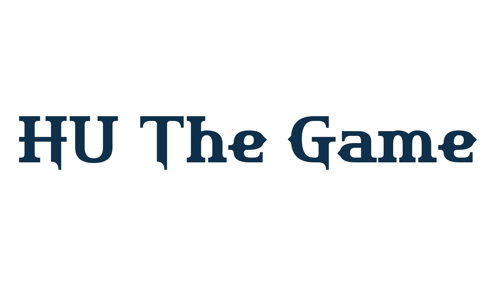 HU The Game, fancy various gothic font preview