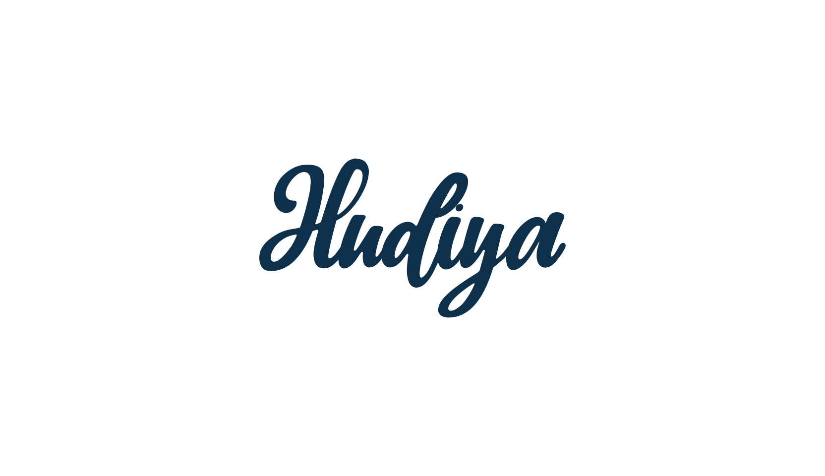 Hudiya, fancy decorative font preview
