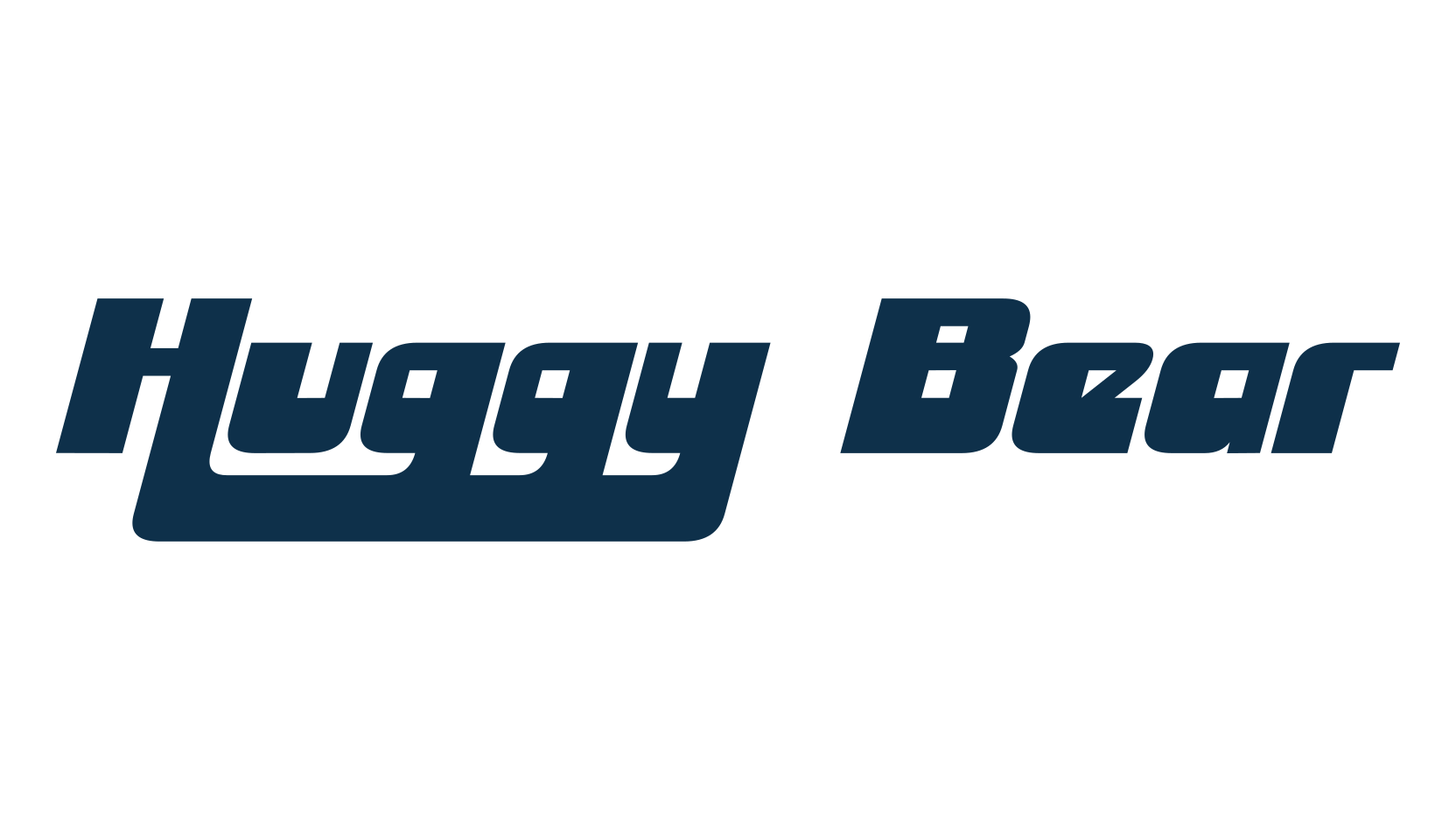 Huggy Bear, groovy font preview