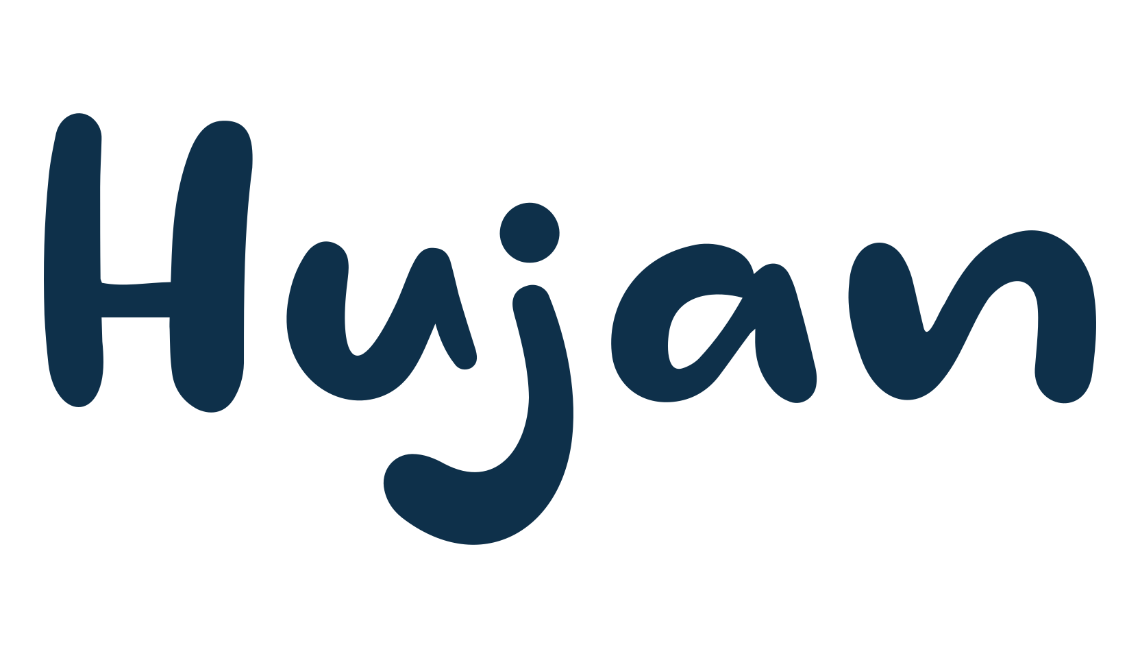 Hujan, fancy cartoon decorative font preview