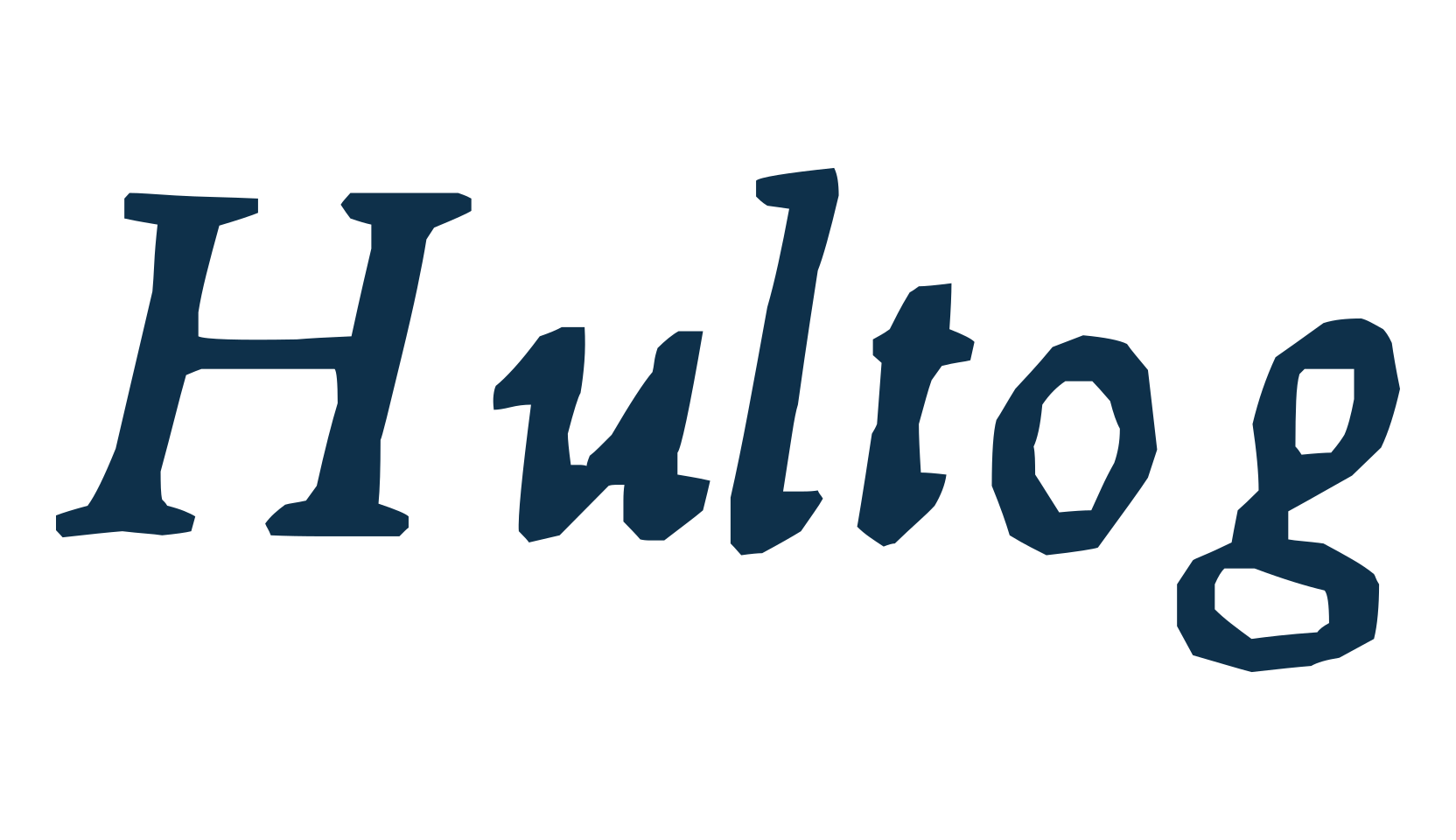 Hultog, fancy eroded decorative font preview