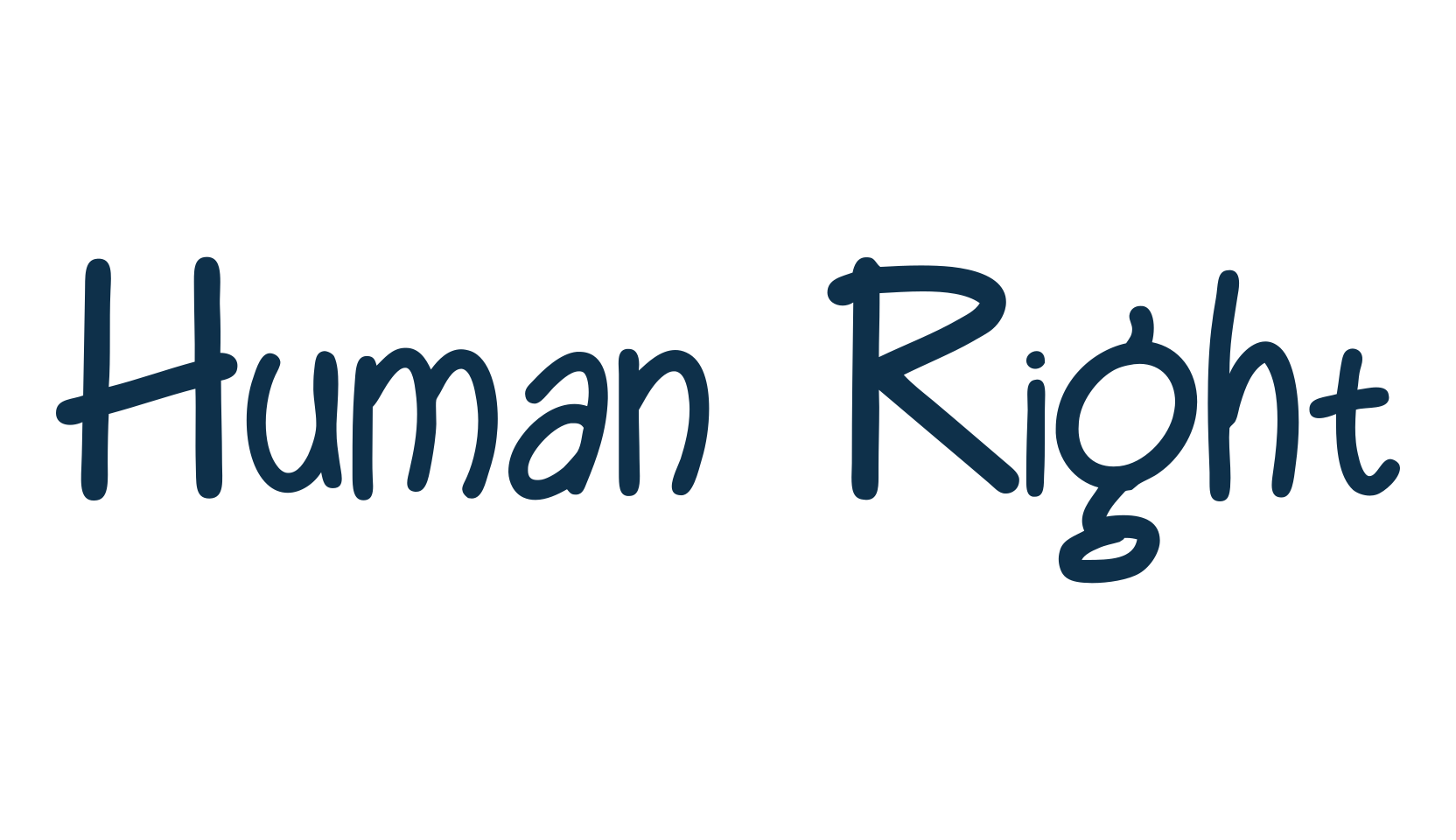 Human Right, script handwritten fancy decorative calligraphy font preview