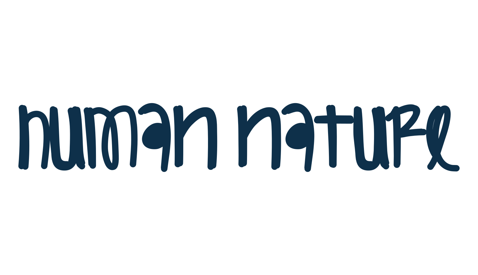 Human Nature, script handwritten fancy decorative calligraphy font preview