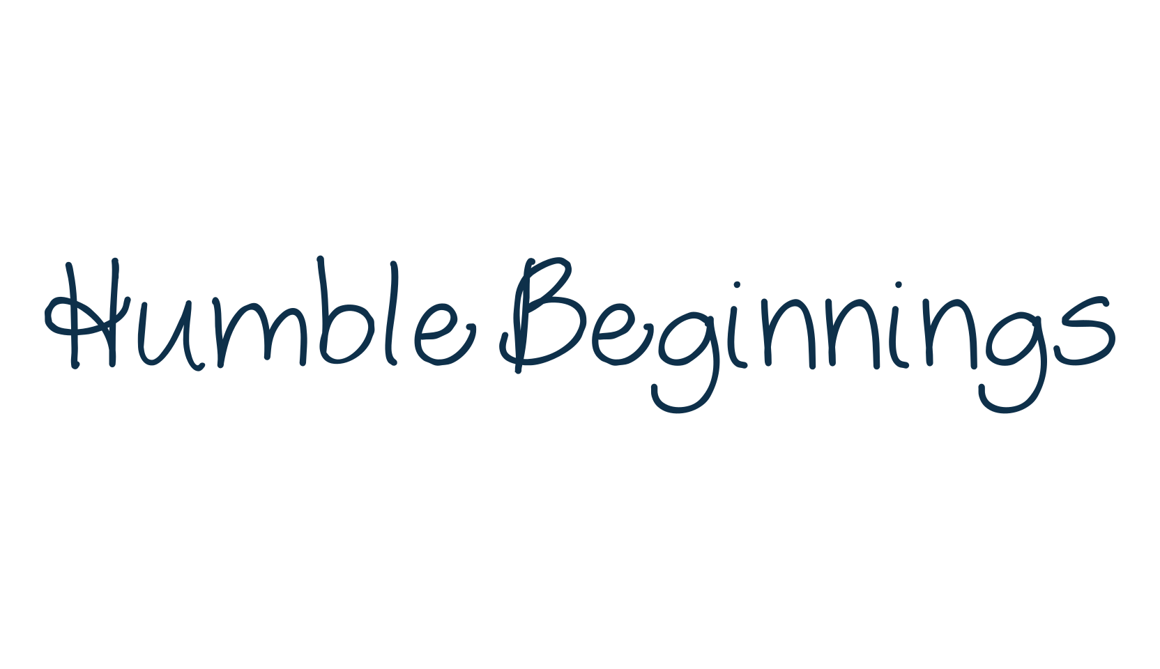 Humble Beginnings, script handwritten fancy decorative calligraphy font preview