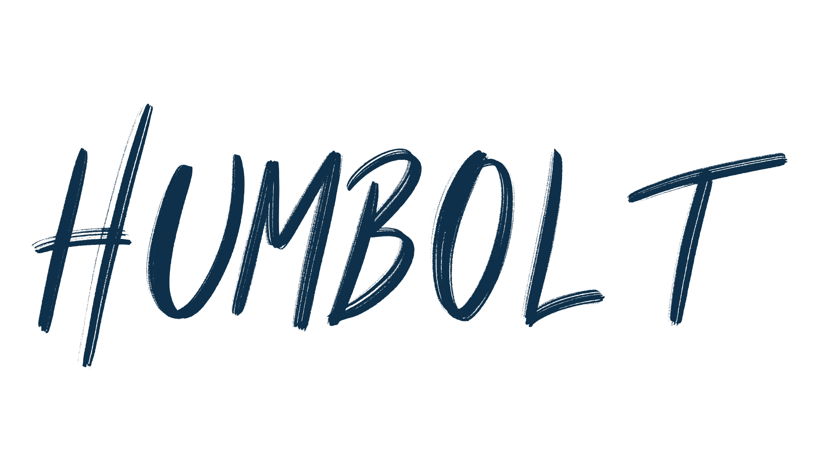 Humbolt, brush font preview