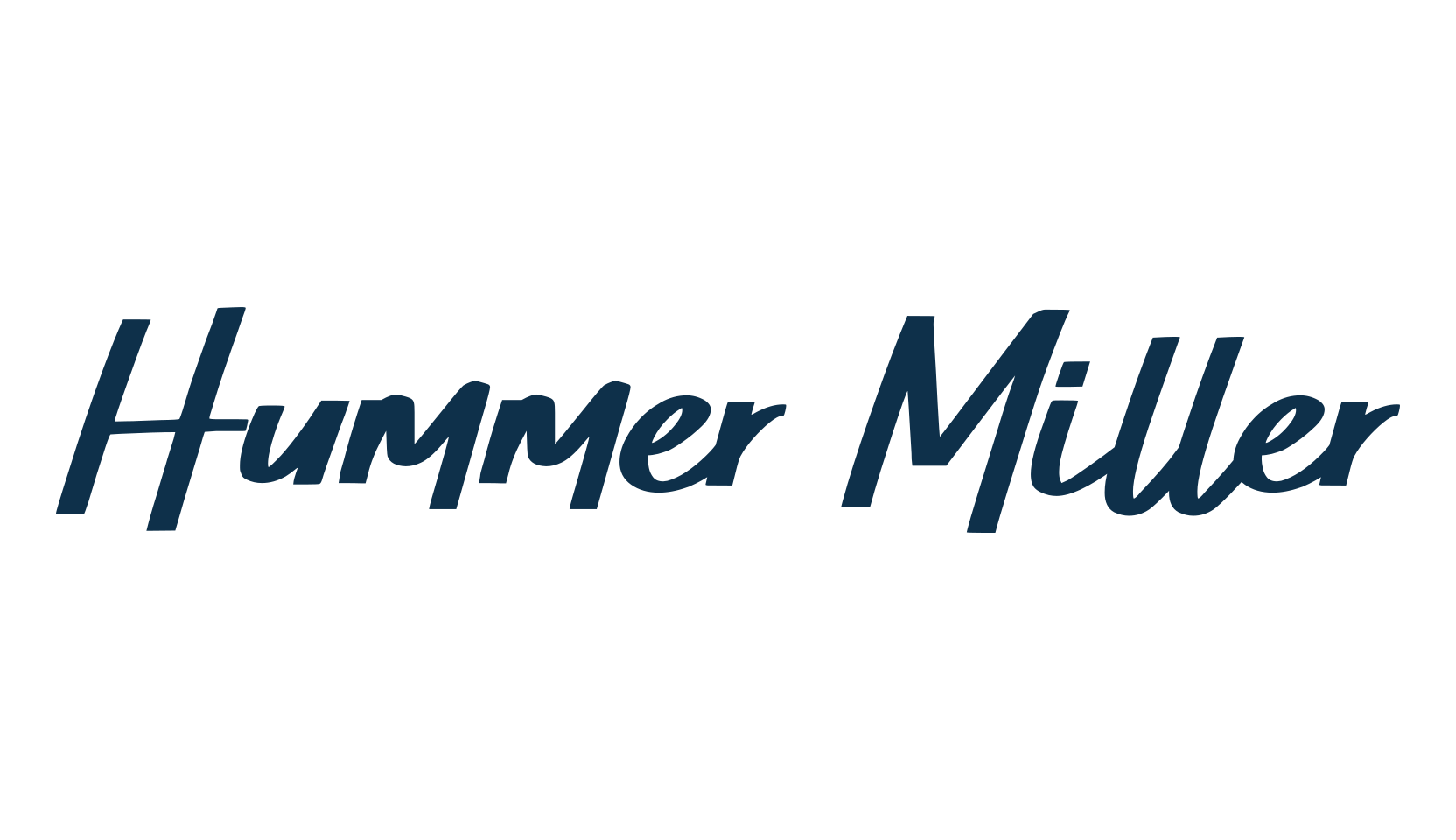 Hummer Miller, fancy decorative font preview