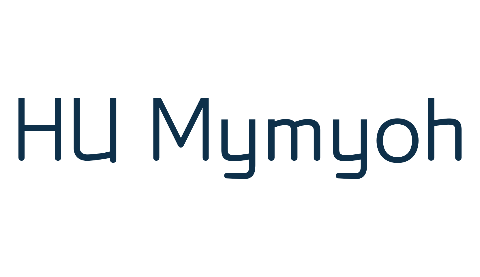 HU Mymyoh, fancy various basic font preview