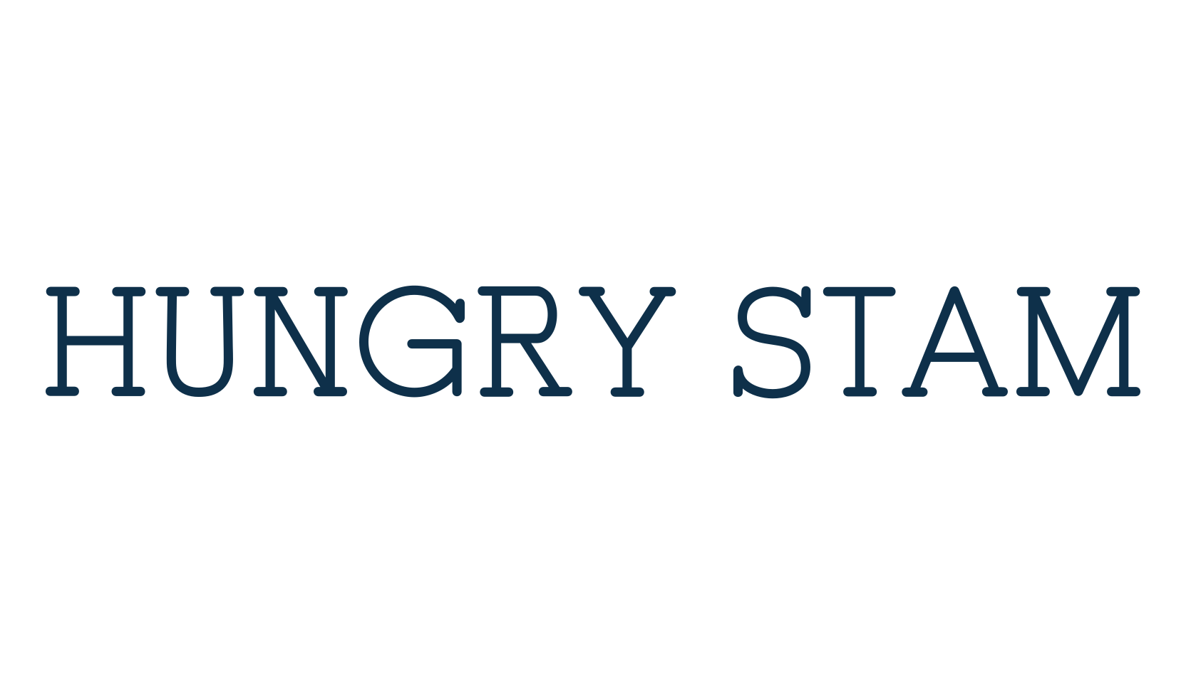 Hungry Stam, serif font preview