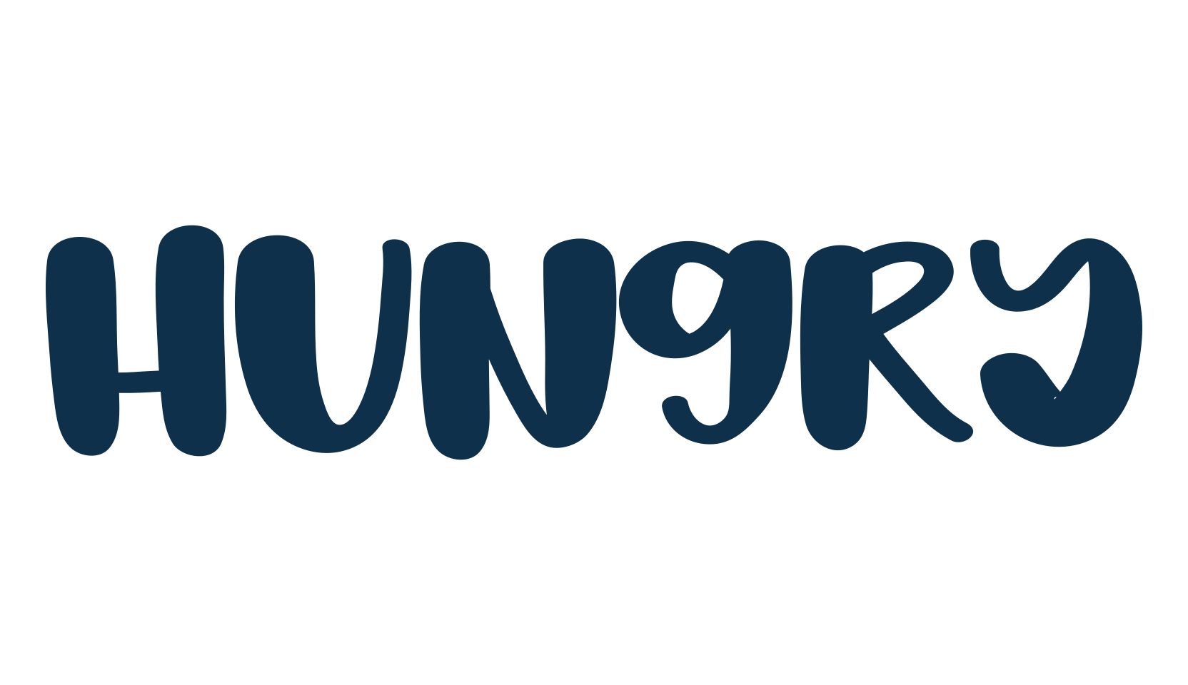 Hungry (hungry), fancy various decorative font preview