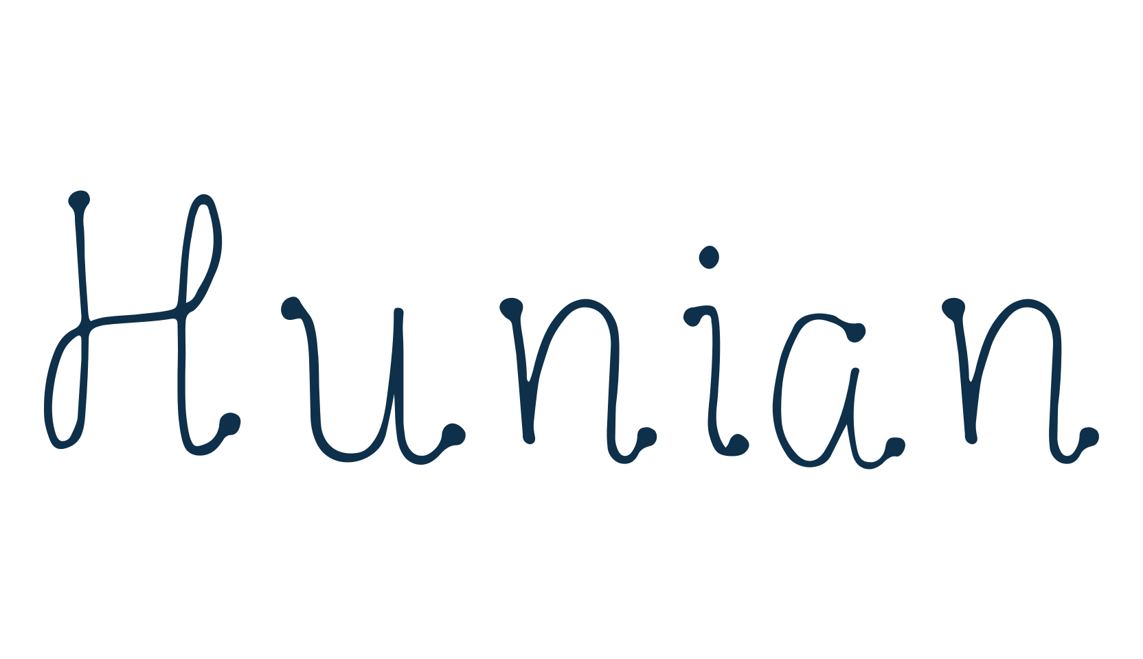 Hunian, fancy decorative font preview