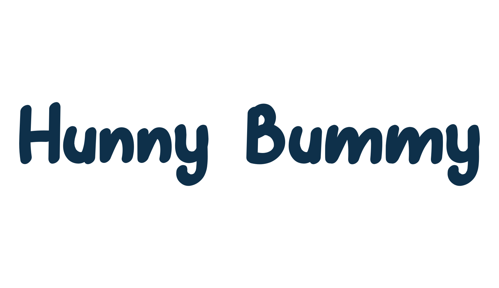 Hunny Bummy, fancy various decorative script calligraphy font preview