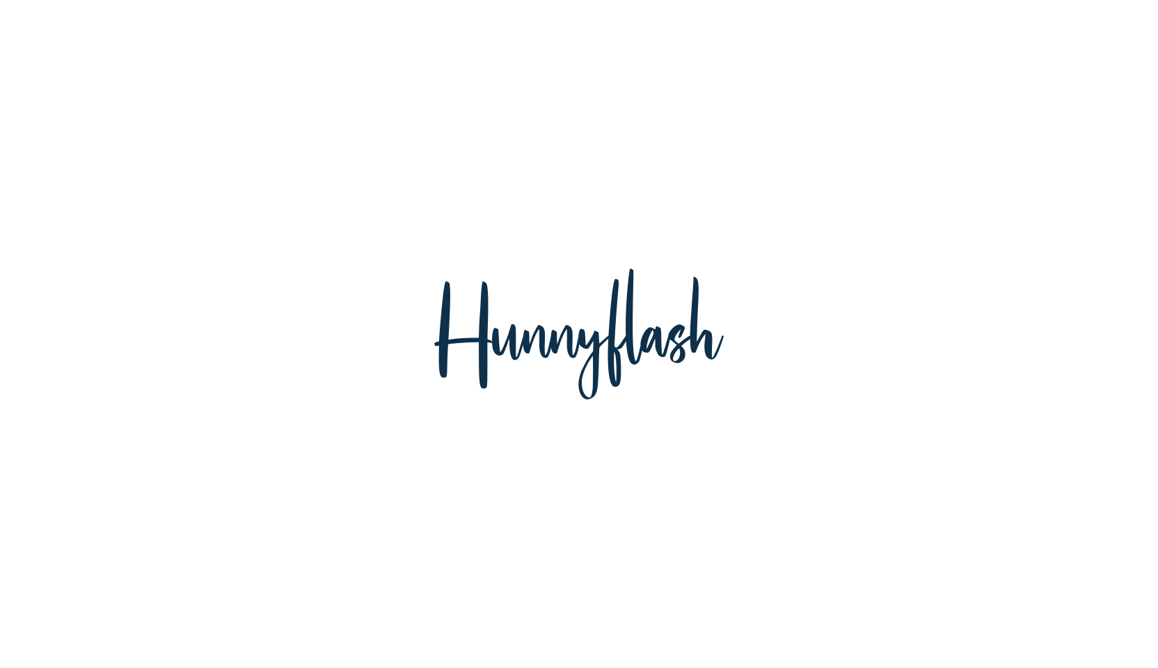 Hunnyflash, script handwritten fancy decorative calligraphy font preview