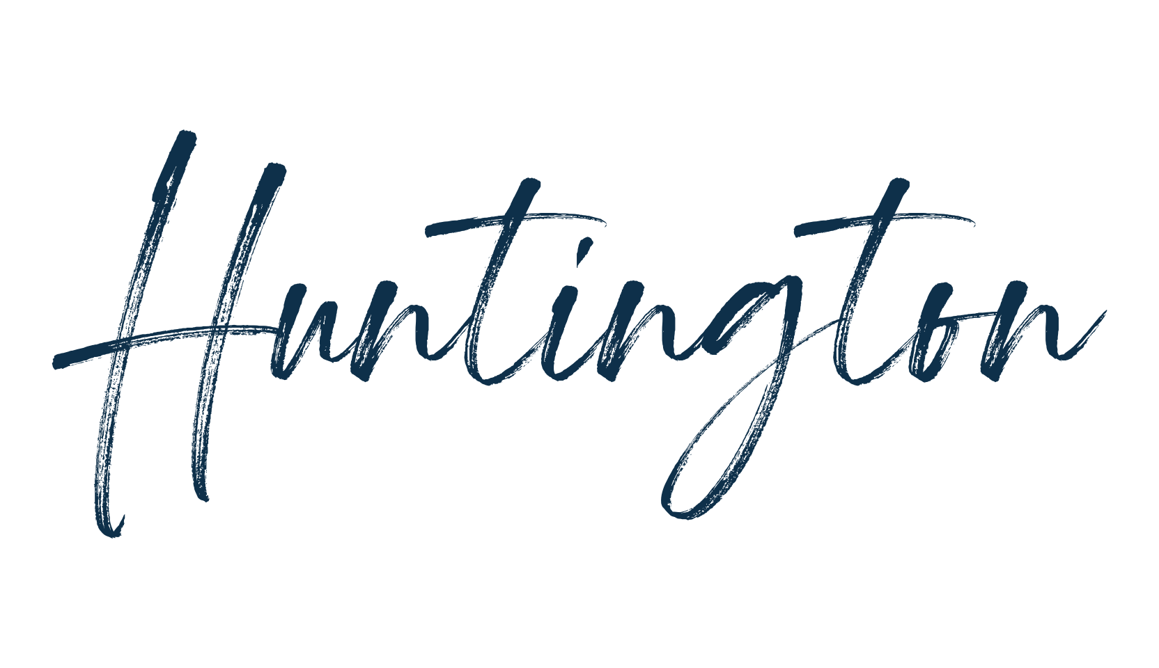 Huntington, script handwritten fancy decorative calligraphy font preview