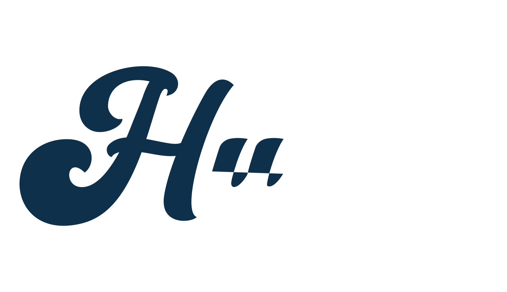 Huron, old school font preview