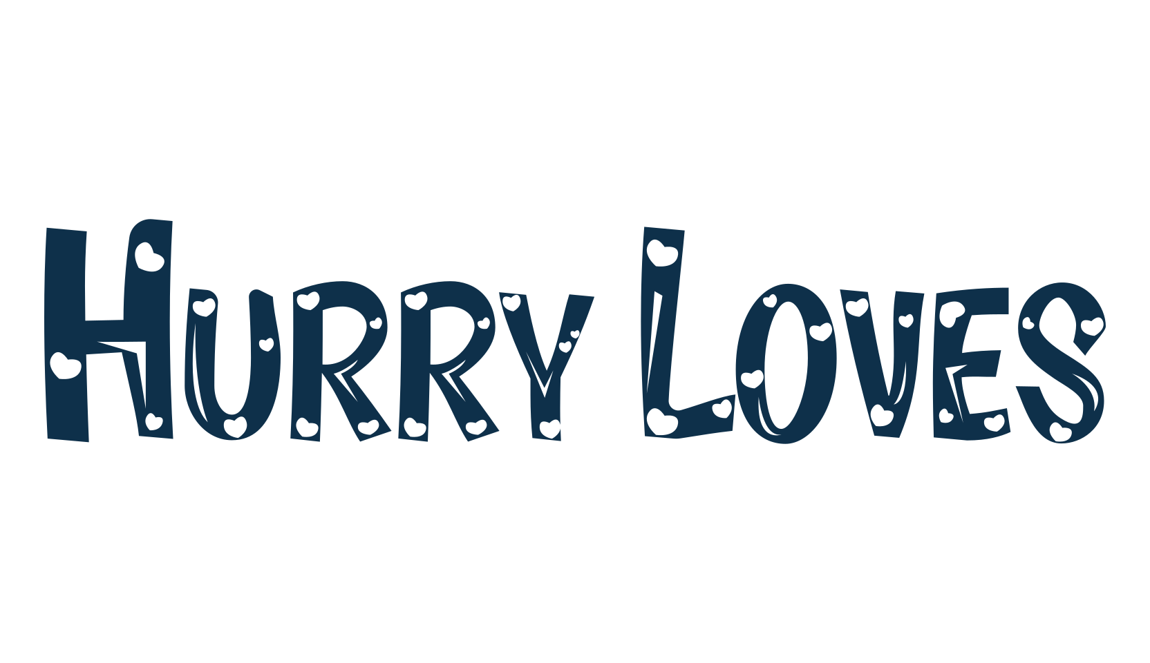 Hurry Loves, fancy decorative font preview