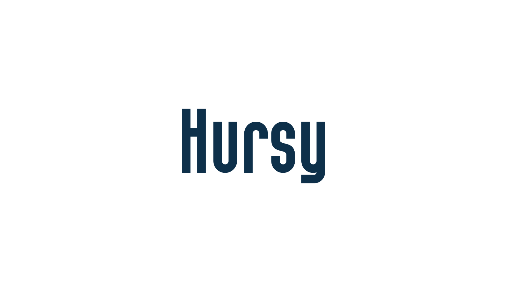 Hursy, sans serif font preview