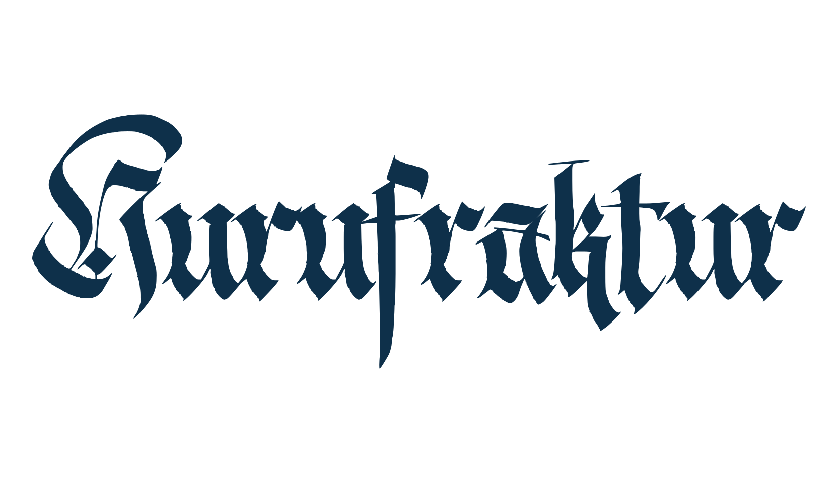 Hurufraktur, medieval font preview