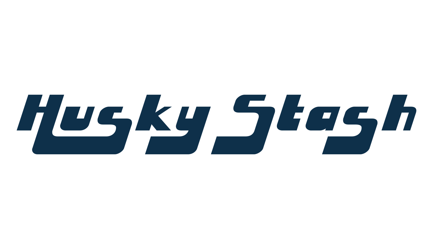 Husky Stash, fancy groovy decorative font preview
