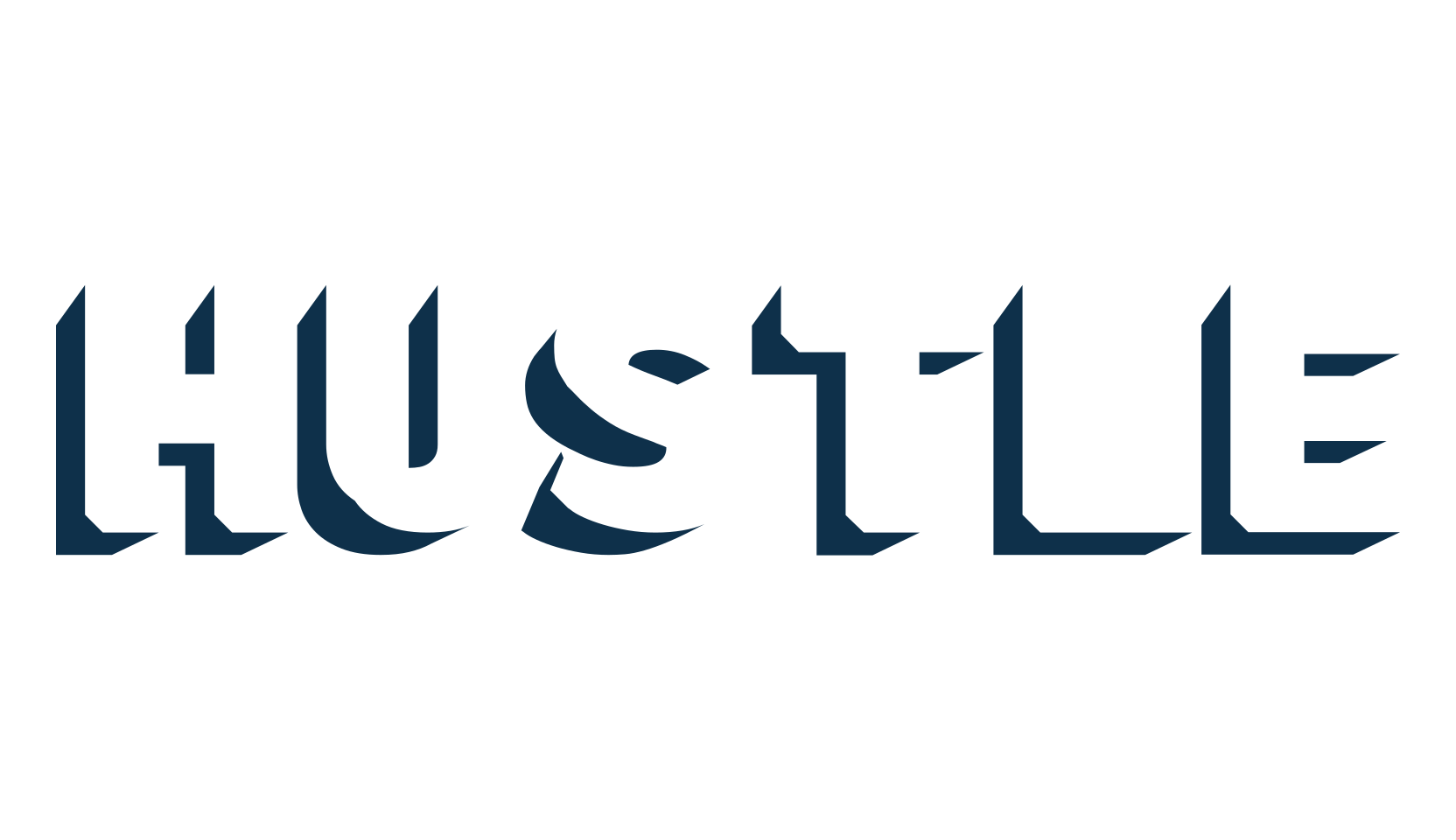 Hustle, fancy eroded decorative font preview