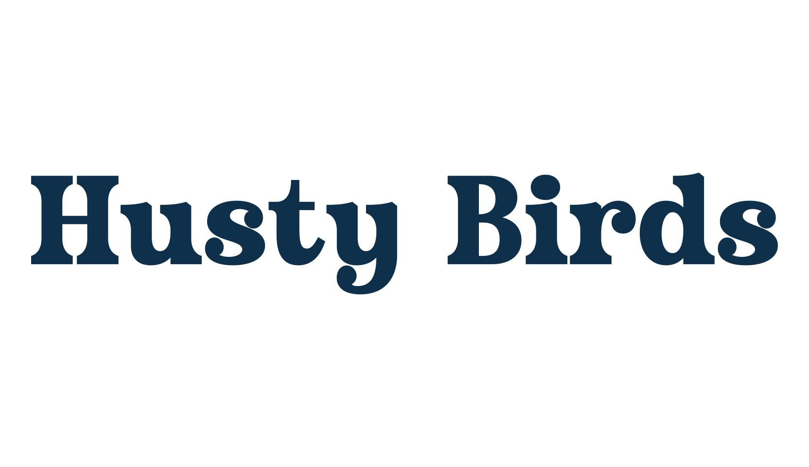 Husty Birds, basic serif font preview