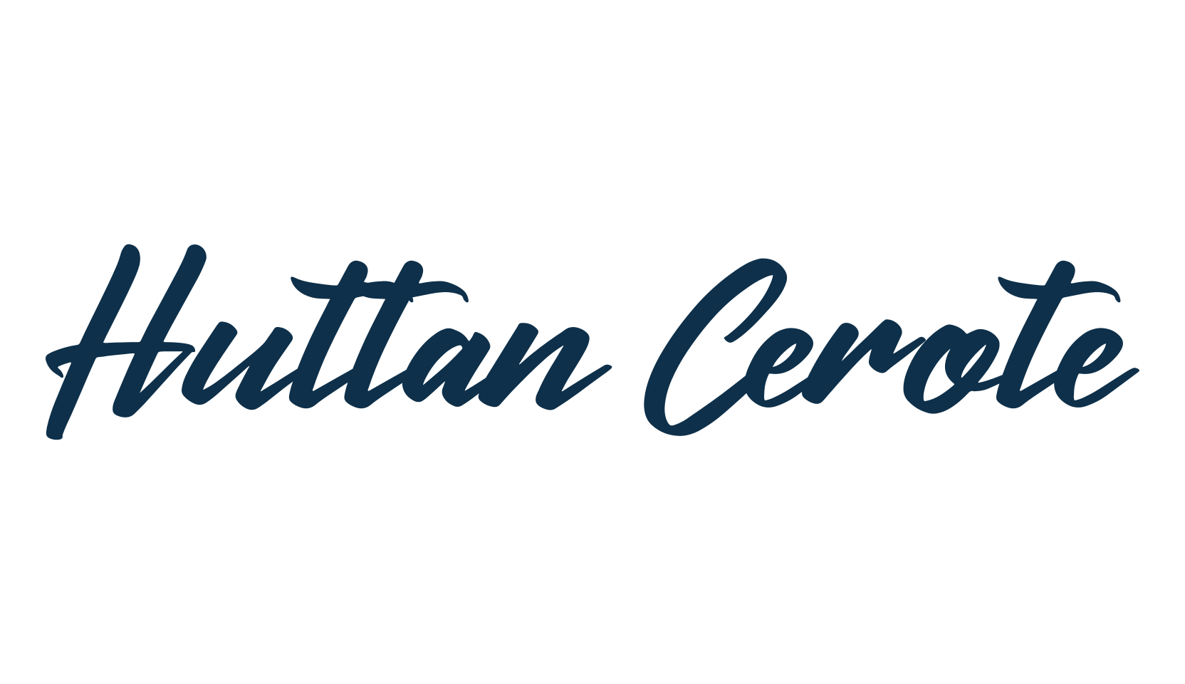 Huttan Cerote, display market font preview