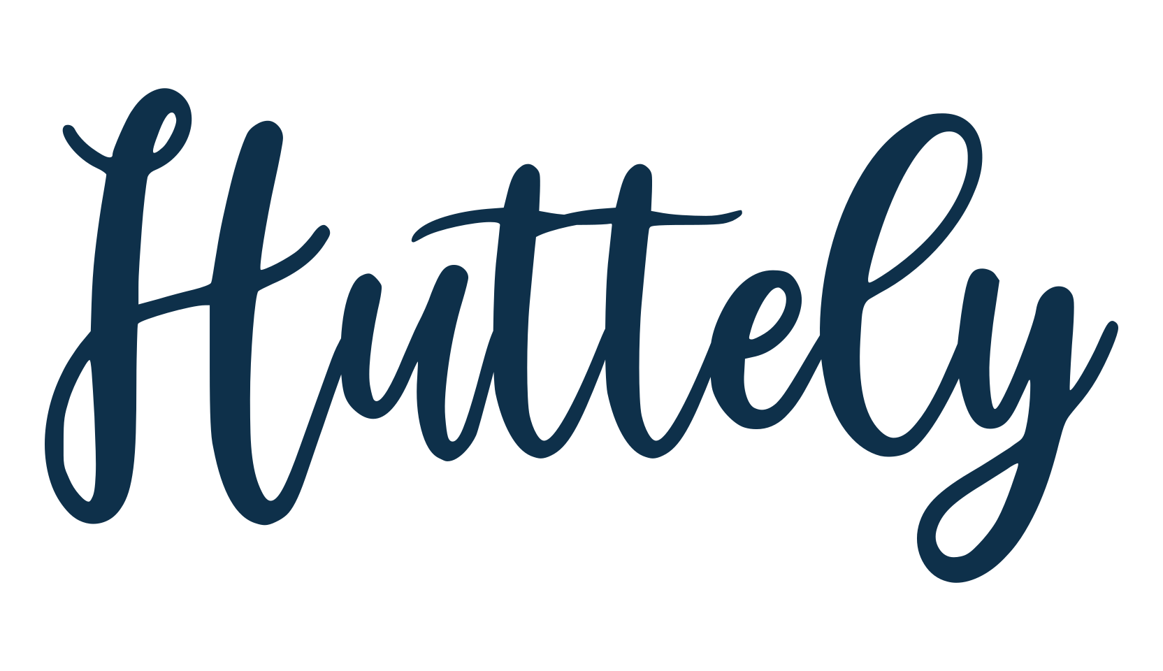Huttely, script calligraphy fancy decorative font preview
