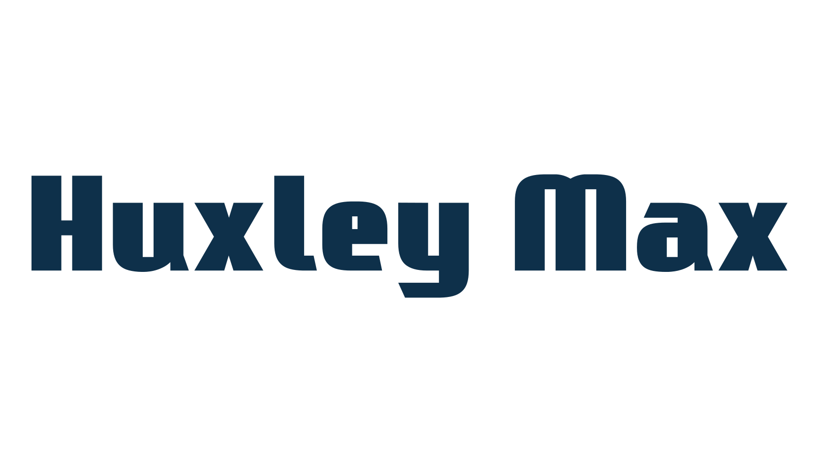 Huxley Max, basic sans serif font preview