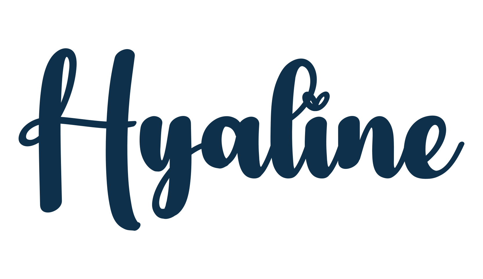 Hyaline, fancy decorative font preview