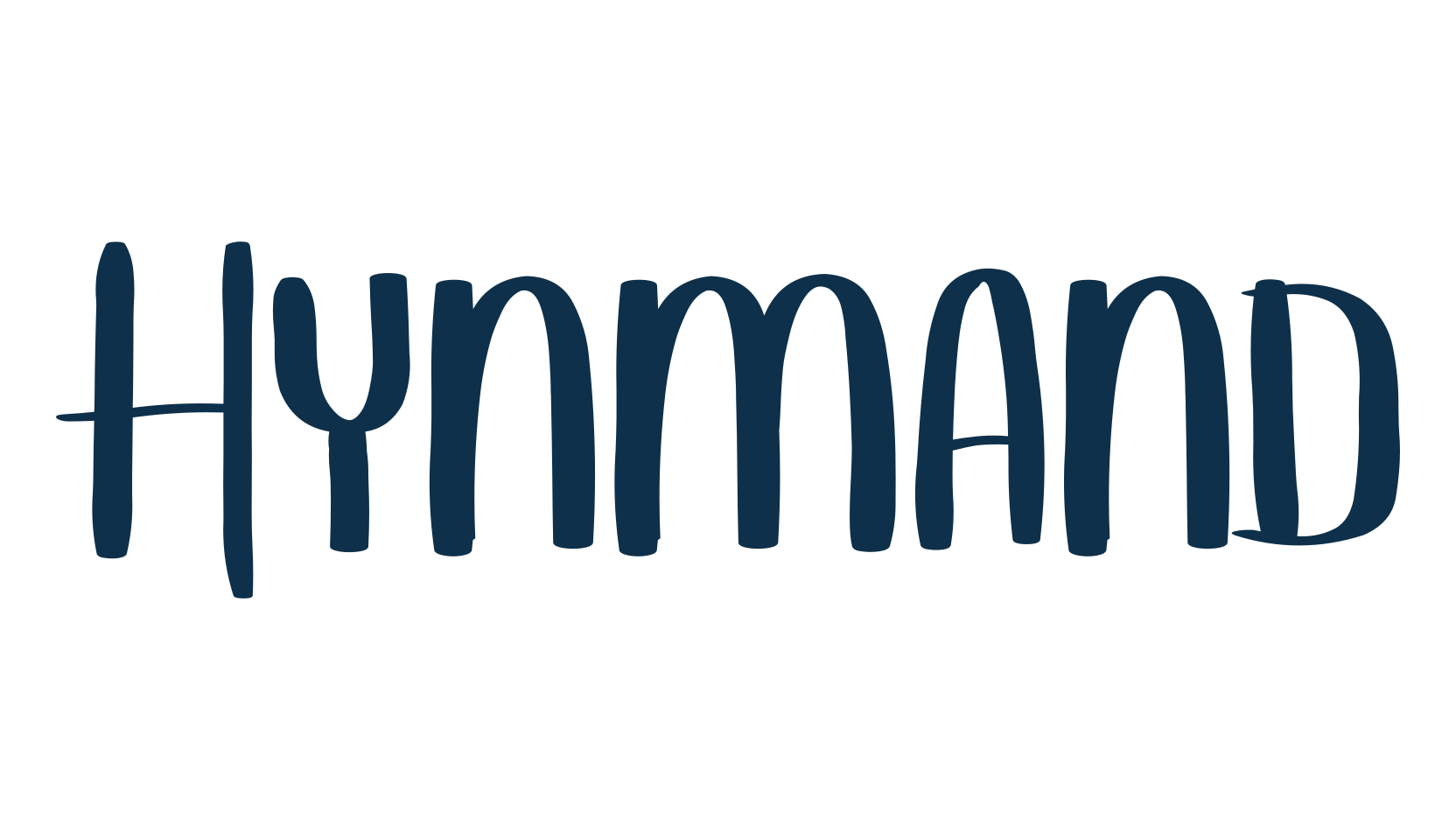 Hynmand, fancy decorative font preview