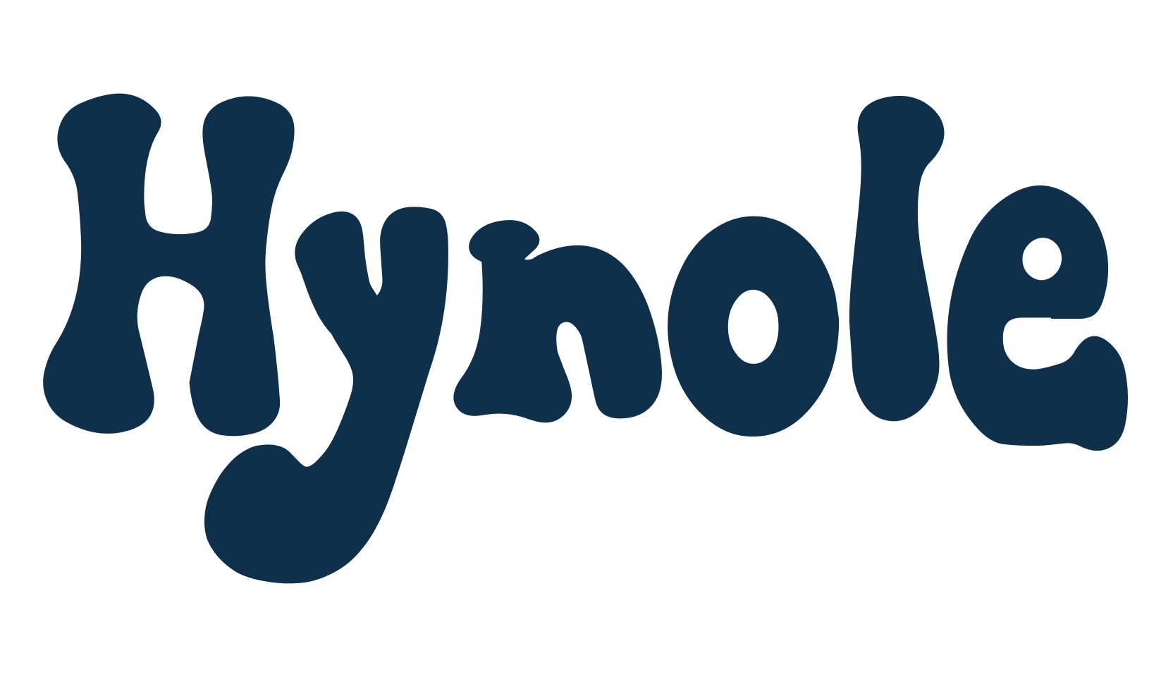 Hynole, fancy groovy decorative font preview
