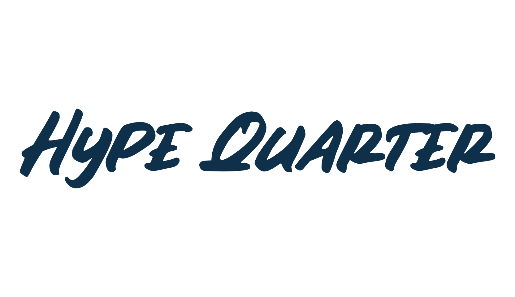 Hype Quarter, script handwritten fancy decorative calligraphy font preview