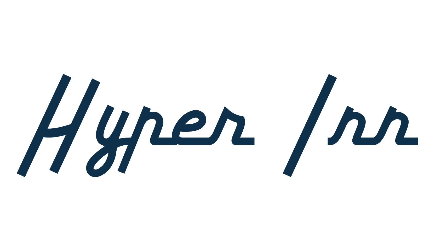 Hyper Inn, old school font preview