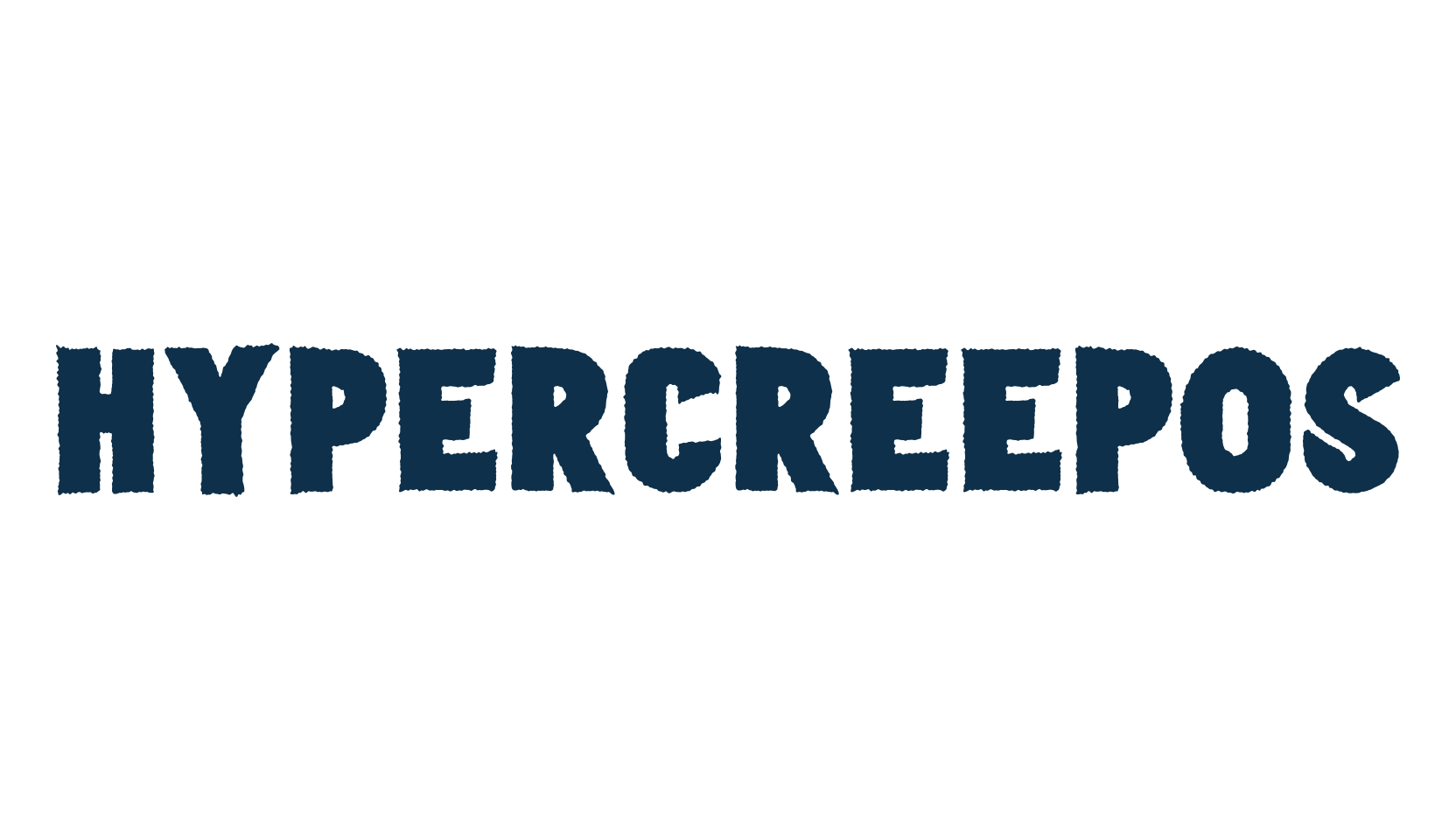 Hypercreepos, halloween font preview
