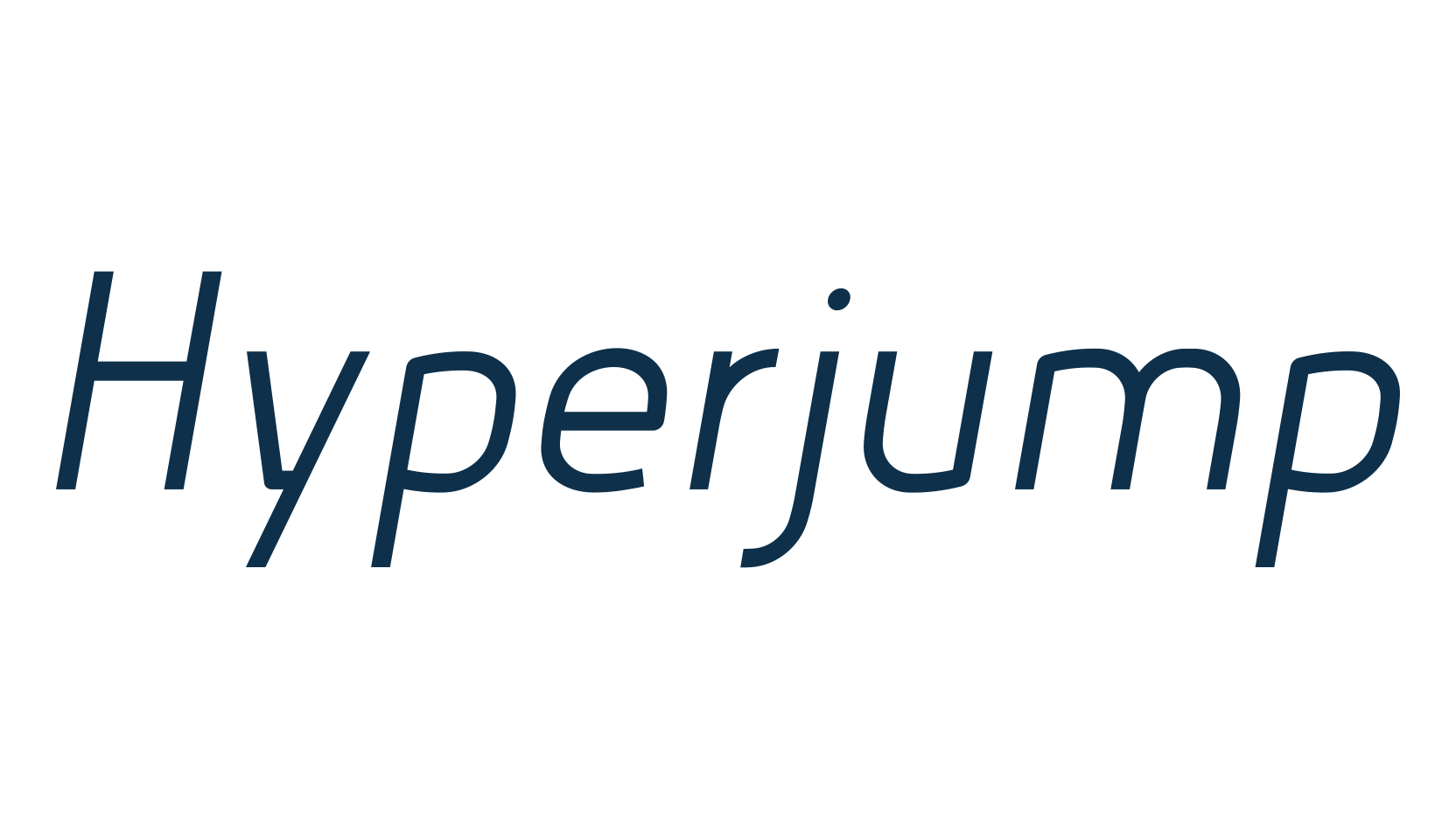 Hyperjump, sans serif font preview