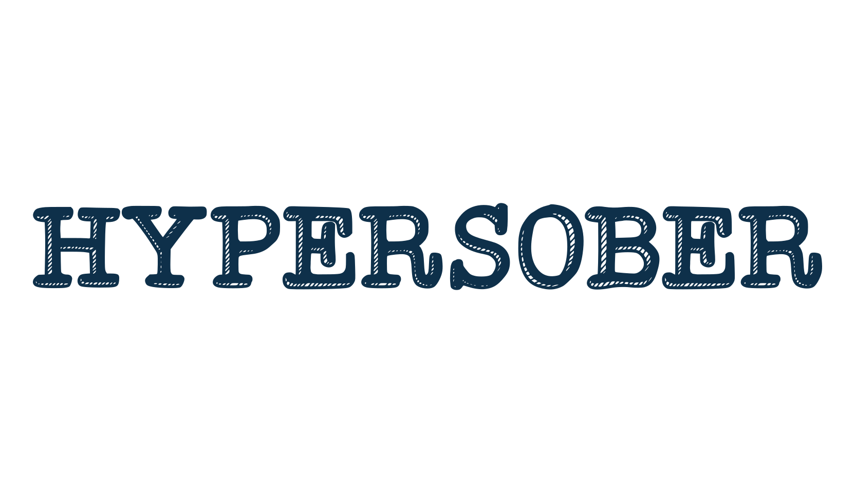 Hypersober, various font preview