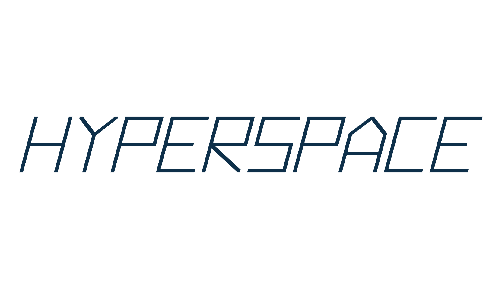 Hyperspace, square font preview