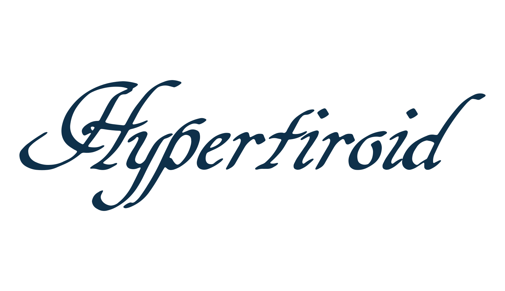 Hypertiroid, fancy various decorative font preview