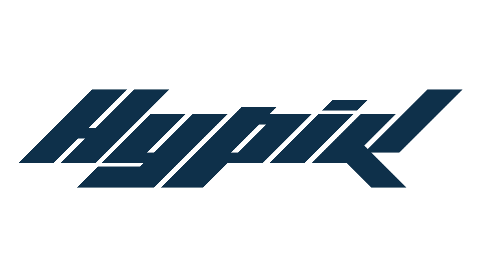 Hypik, sci-fi font preview