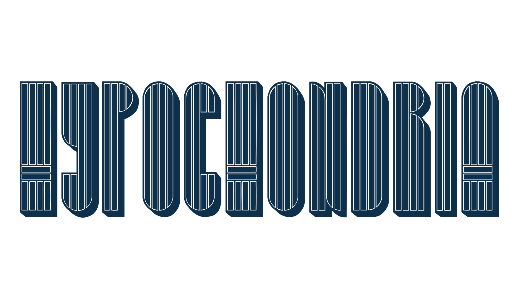 Hypochondria, various font preview