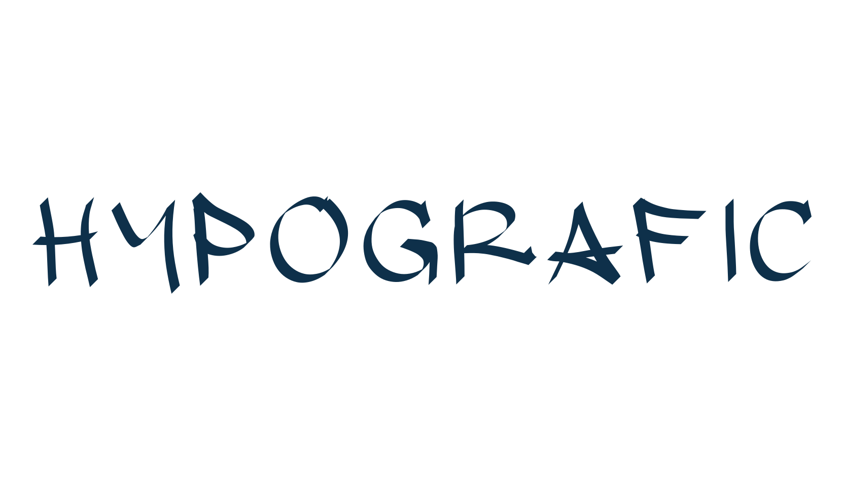 Hypografic, graffiti font preview
