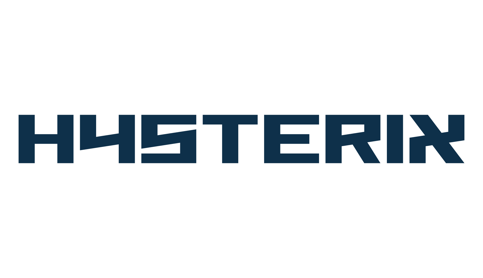 Hysterix, sci-fi font preview