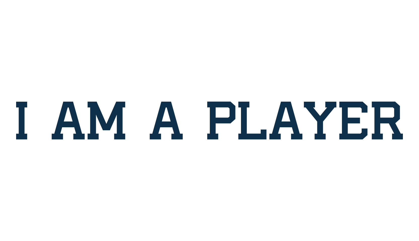 I Am A Player, fancy old school decorative font preview