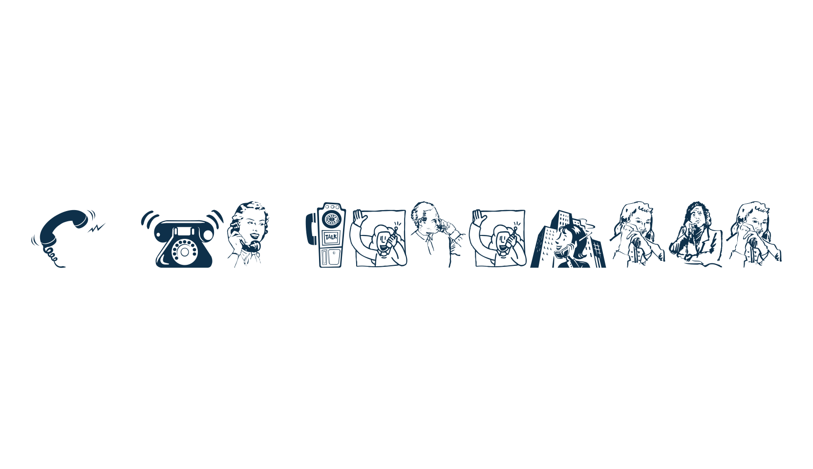 I Am Telefono, fancy decorative font preview