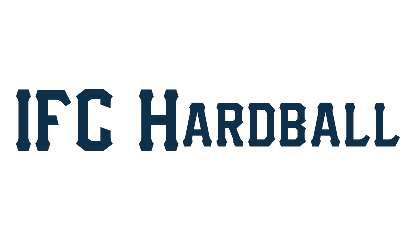 IFC Hardball, fancy old school decorative font preview