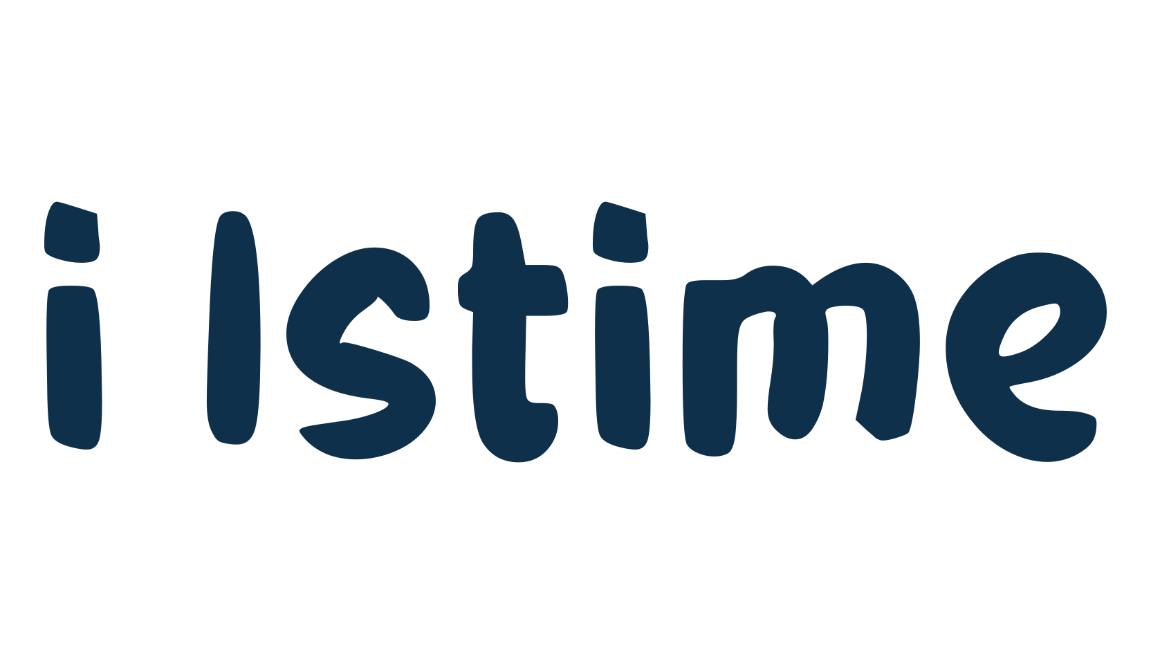 i Istime, fancy cartoon decorative font preview