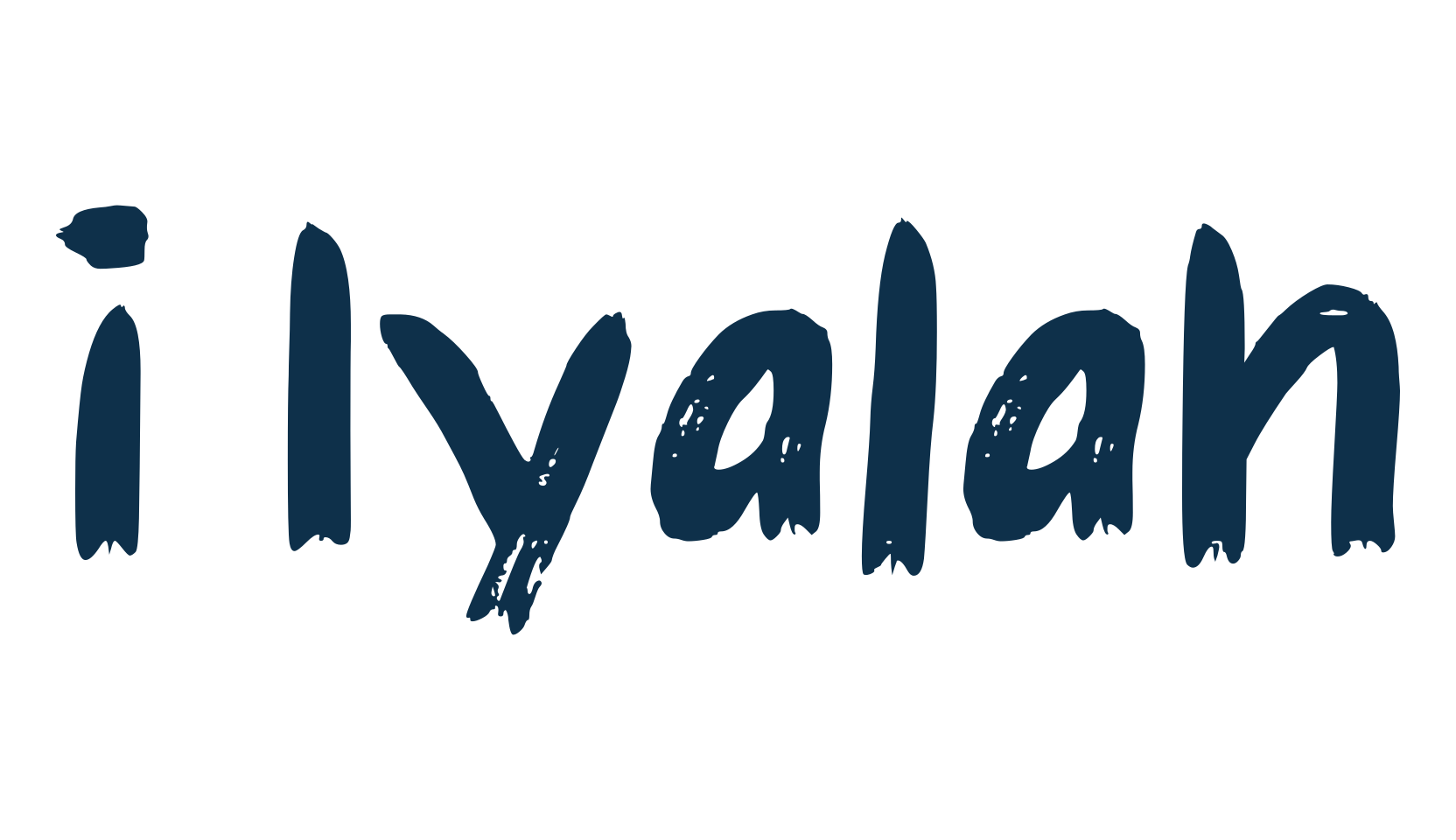 i Iyalah, script brush fancy decorative calligraphy font preview