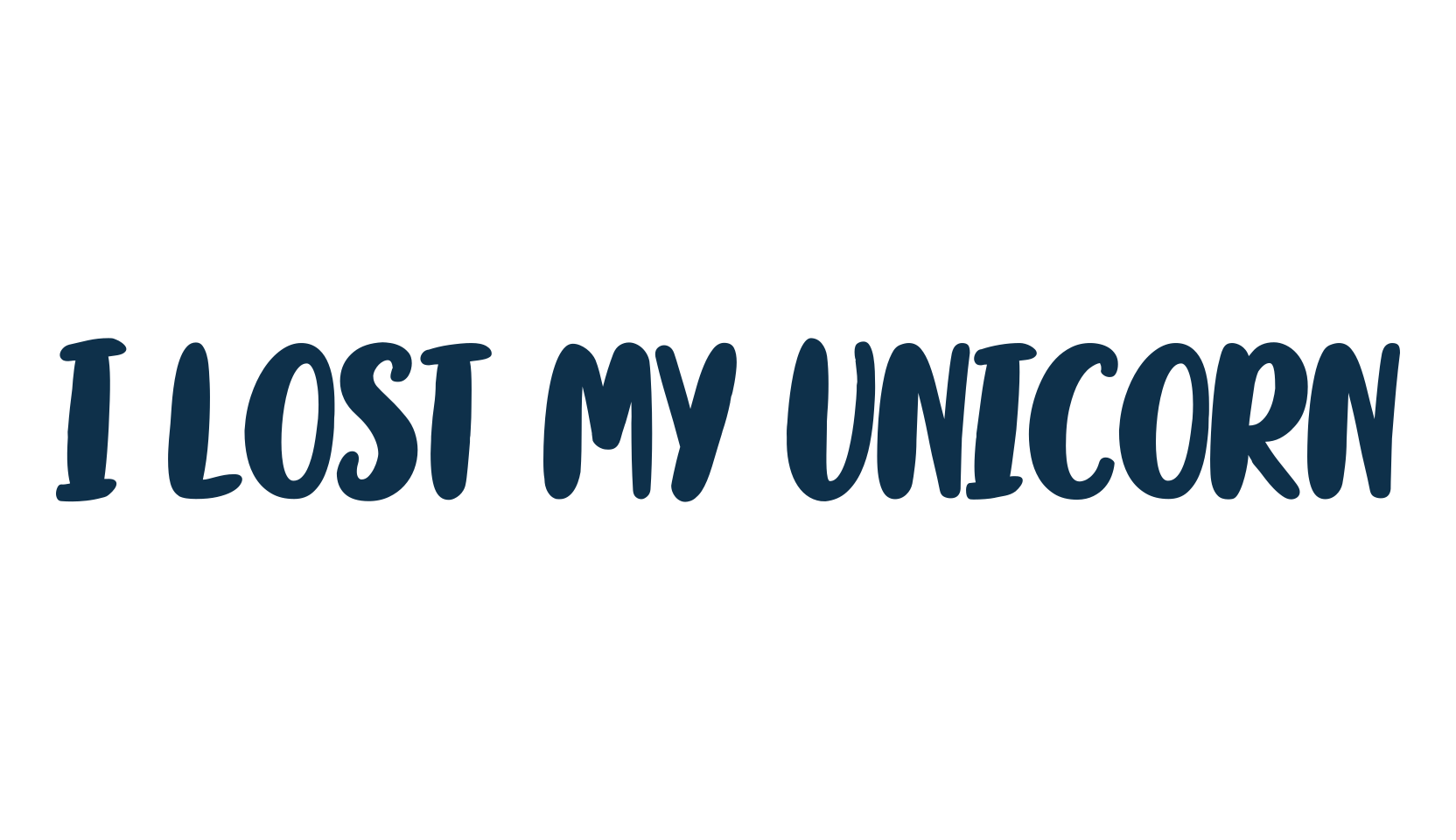 I lost my Unicorn, various font preview