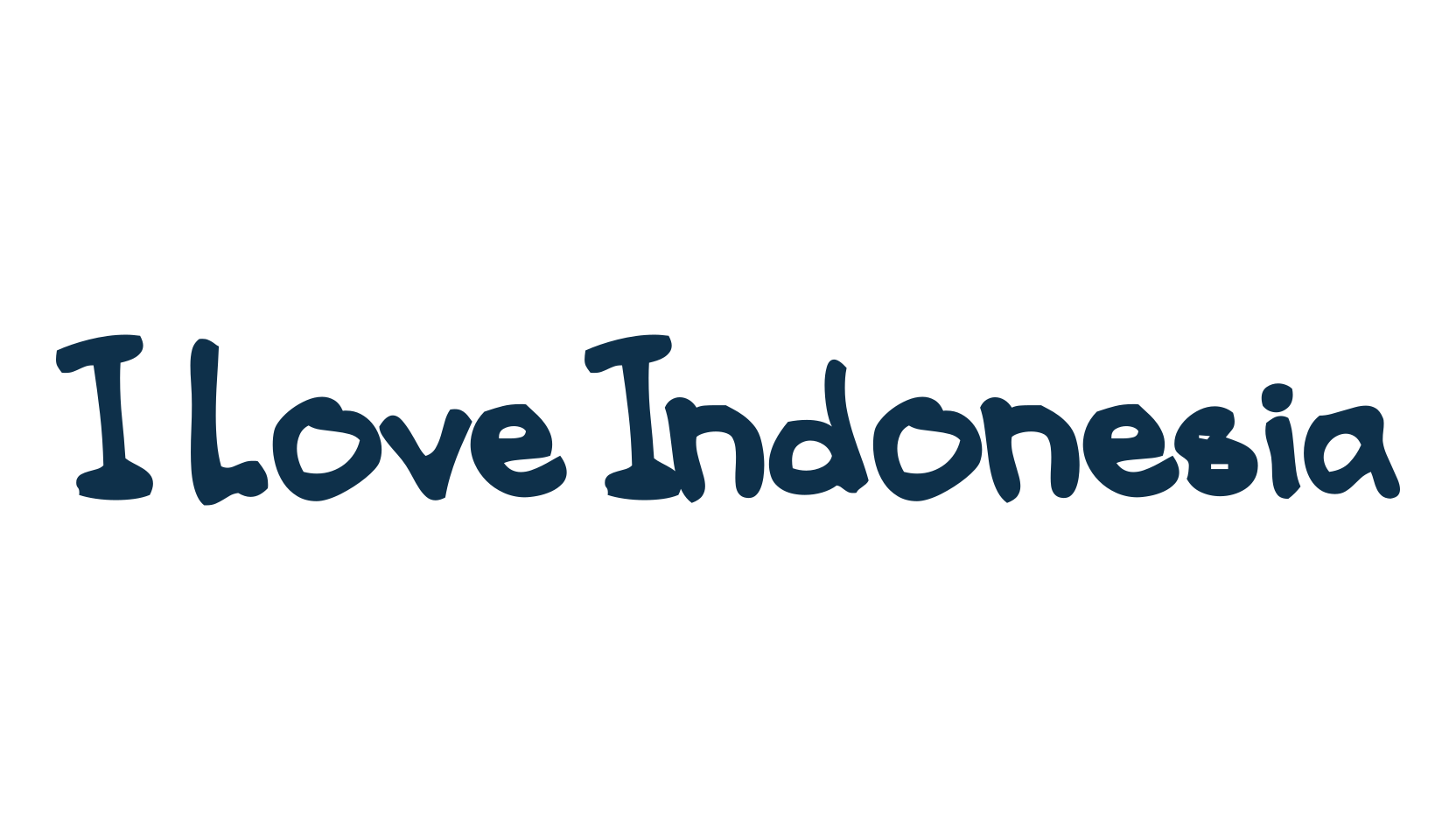 I Love Indonesia, script handwritten fancy decorative calligraphy font preview