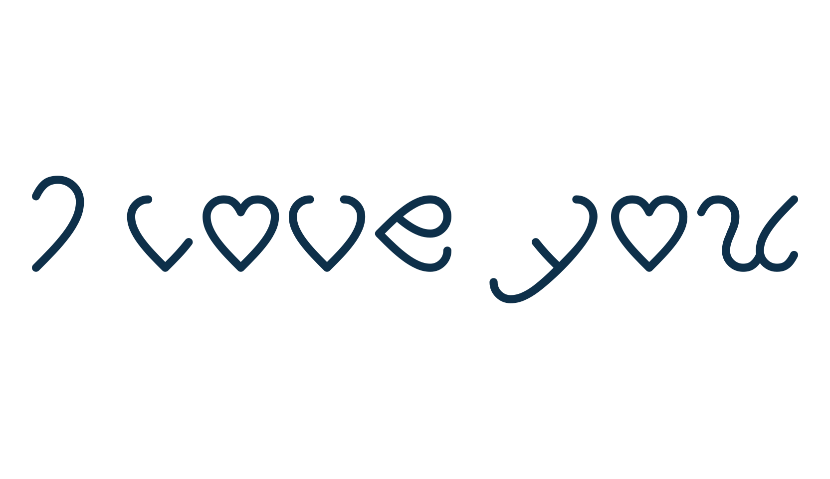 I love you (i-love-you2), display market font preview